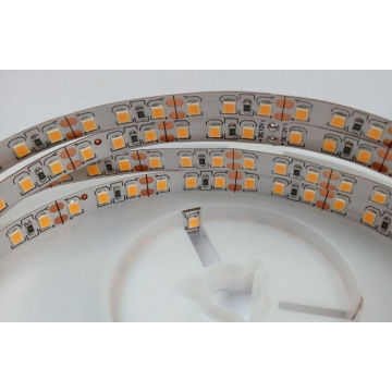 Tira SMD 2835 LED não impermeável Epistar Chip 12lm / LED com PCB branco cor branca quente